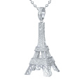 wholesale bling cz diamond custom Tower pendant